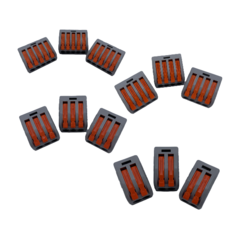 Conector Tipo Wago Derivacao Laranja