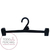 Perchas Con Broche Negro 30 cm