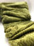 FRAZADA FLANNEL JACQUARD 2 1/2 PL. MANTRA VERDE