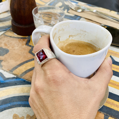 Anillo Piedra Coronada - comprar online
