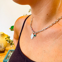 Cadena Hamsa con Cubic - Paterson