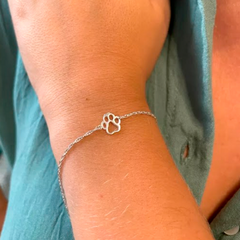 Pulsera con Huellita de Mascota