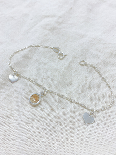 Pulsera Spark con Piedra Redonda