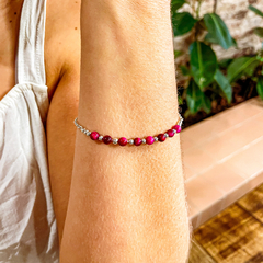 Pulsera Arándano Piedras Naturales