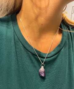 Conjunto Cadenita + Piedra Natural - tienda online