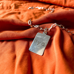 Medalla Rectangular con Grabado
