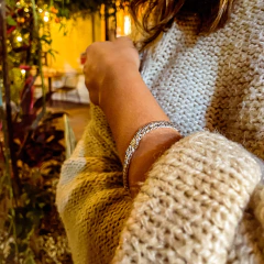Pulsera Groumet Cerrada Doble N2 con Oro - comprar online
