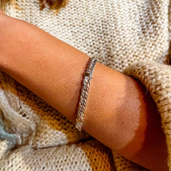 Pulsera Groumet Cerrada Doble N2 con Oro - tienda online