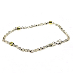 Pulsera Rolo Nro 1 con Oro en internet