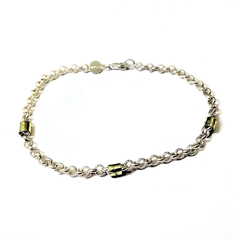 Pulsera Rolo Nro 1 con Oro - Paterson