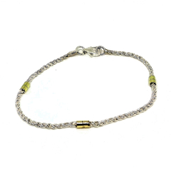 Pulsera Trenza Nro 1 con Oro en internet
