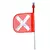 PÉRTIGA MINERA 3 MT CON REFLEJANTE Y LUZ LED (BANDERA DE AVISTAMIENTO) - comprar en línea