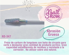 Fresa de Abrasión Gruesa para corte o desbastar acrílicos (347) - comprar online