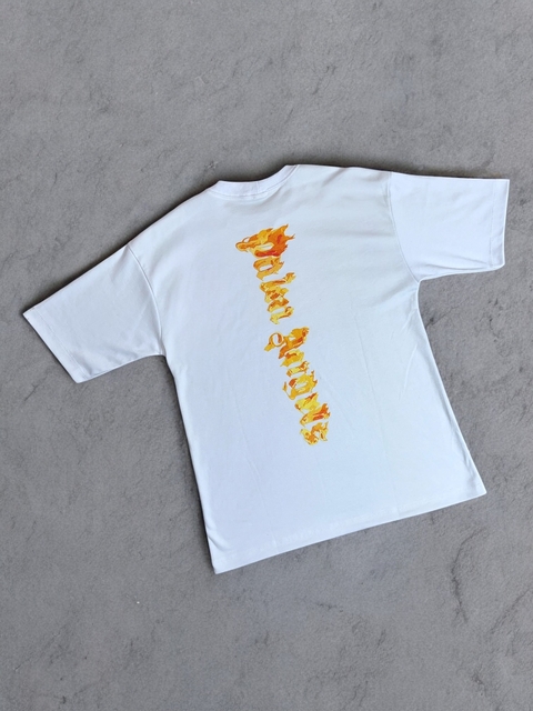 Camiseta streetwear oversized com gola canelada premium - CAM04867 - comprar online
