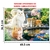 KIT 2 QUEBRA CABEÇAS GATOS 500 PEÇAS GROW PUZZLE ANIMAIS CATS FELINOS QUADROS SALA PARQUE COMBO - loja online