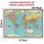 QUEBRA CABEÇA MAPA DO MUNDO MERCATOR 500 PEÇAS TOYSTER MAP OF THE WORLD GEOGRAFIA PUZZLE MUNDI PAÍS - comprar online