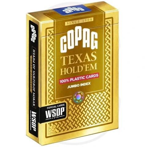 Baralho De Poker COPAG Texas Hold'em de plástico produzido em PVC de alta qualidade | Naipe Grande | Original e Lacrado - comprar online