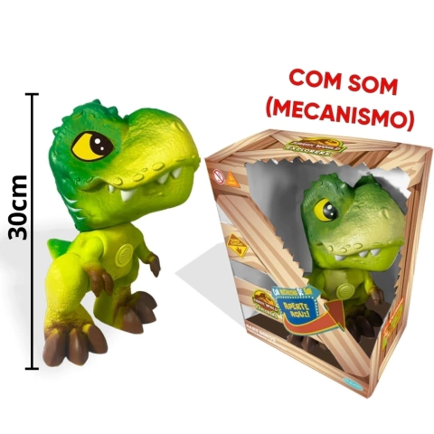 Boneco Articulado 30cm Baby Dinossauro Jurassic World Dinos Universal T-Rex Velociraptor Triceratops Pupee - comprar online