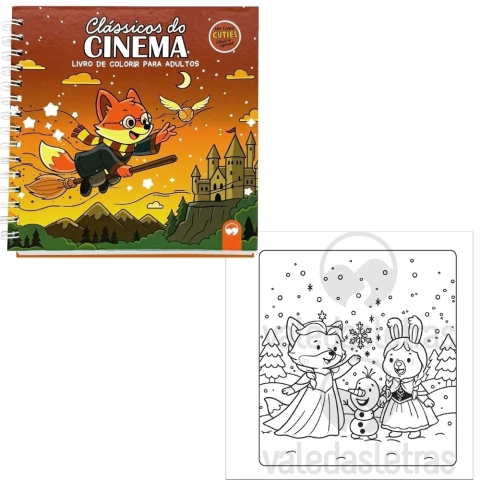 LIVRO DE COLORIR CUTIES EDIÇÃO ESPECIAL CAPA DURA VALE DAS LETRAS ADULTO DESENHOS PINTAR COMFY GOOD - comprar online