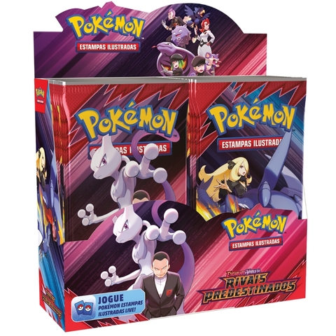 BOOSTER BOX RIVAIS PREDESTINADOS EV10 COPAG POKÉMON TCG CARTAS DISPLAY 36 PACOTES ESCARLATE VIOLETA