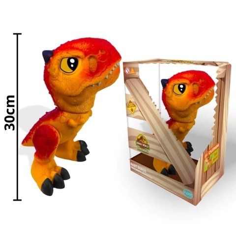 Boneco Articulado 30cm Baby Dinossauro Jurassic World Dinos Universal T-Rex Velociraptor Triceratops Pupee - comprar online