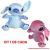 PELÚCIA STITCH AZUL OU ROSA 33CM CORTEX BRINQUEDO 626 MENINO MENINA DESENHO BONECO LILO ANGEL BICHO - comprar online