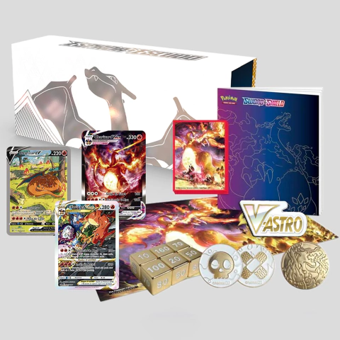 Box Charizard Coleção Ultra Premium COPAG Original Lacrada 32 Booster Carta Pokémon TCG