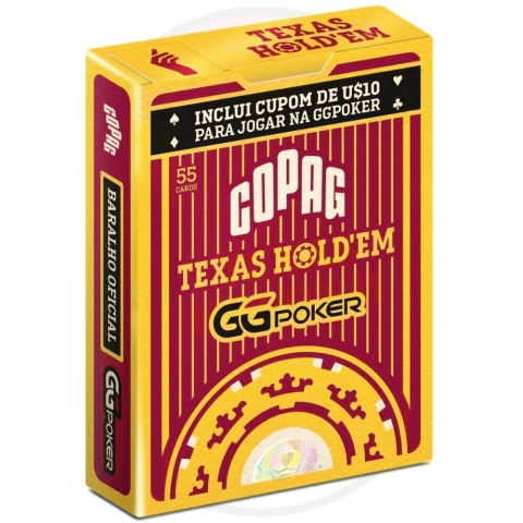 Baralho De Poker COPAG Texas Hold'em de plástico produzido em PVC de alta qualidade | Naipe Grande | Original e Lacrado - loja online