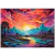 QUEBRA CABEÇA PÔR DO SOL 1000 PEÇAS GGB BRINQUEDOS PUZZLE PAISAGEM PONTO TURÍSTICO QUADRO SUNSET RIO - comprar online