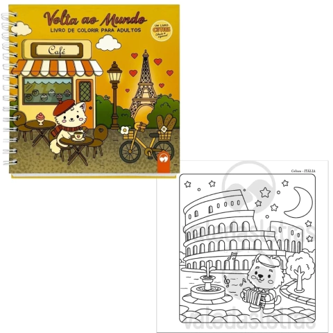 LIVRO DE COLORIR CUTIES EDIÇÃO ESPECIAL CAPA DURA VALE DAS LETRAS ADULTO DESENHOS PINTAR COMFY GOOD na internet