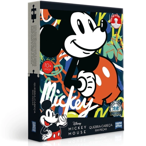 QUEBRA CABEÇA MICKEY MOUSE EDIÇÃO ESPECIAL 500 PEÇAS TOYSTER PUZZLE GAME OFFICE FILME DISNEY DESENHO