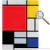 QUEBRA CABEÇA PIET MONDRIAN 500 PEÇAS TEXTURA TOYSTER COLEÇÃO OBRA DE ARTE PINTOR PUZZLE GAME OFFICE - comprar online