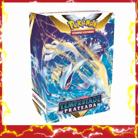 Box Pokémon Pré Release Desafio Estratégico Tempestade Prateada