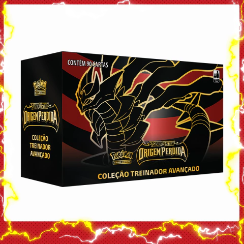 Box Cartas Pokémon Original Coleção Treinador Avançado - Origem Perdida COPAG