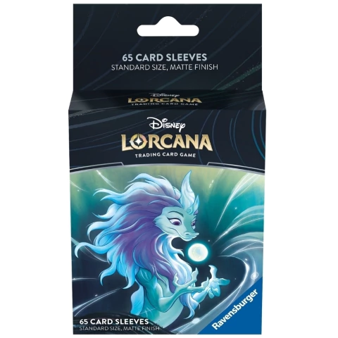 SLEEVE SISU LORCANA DISNEY SET 2 63x88mm RAVENSBURGER ACESSÓRIOS 65UN PROTETOR CARTA TCG DRAGÃO RAYA