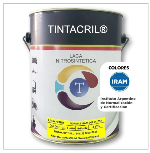 Laca Nitro Normas IRAM 01-1-040 x 4 litros