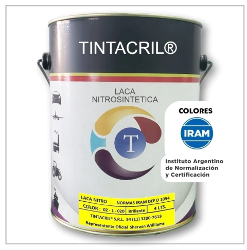 Laca Nitro Normas IRAM 02-1-020 x 4 litros