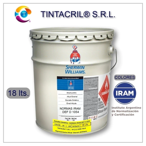 Pintura Sintética Normas IRAM 04-1-130 x 18 litros
