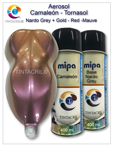 pintura en aerosol camaleon