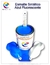 fluorecente pintura sintetica azul