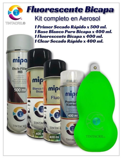 verde fluo en aerosol tintacril