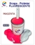 Pintura Fluorescente Bicapa Magenta x 3.6 litros