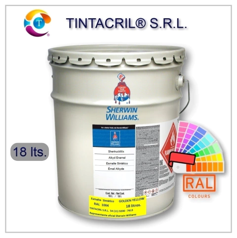 RAL 1004 AMARILLO ORO PINTURA SINTETICA