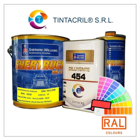 RAL 1018 PINTURA POLIURETANICA 