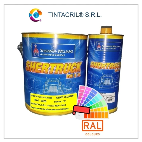 RAL 1020 poliuretano pintura