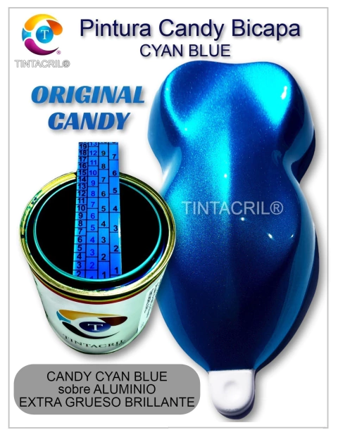 candy azul claro