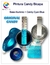 Candy azul con base de aluminio grueso