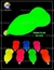 pintura fluor verde