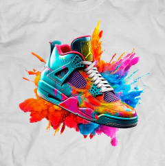 T-Shirt AJ4 Splat Paint - SNEAKERSHIRTS