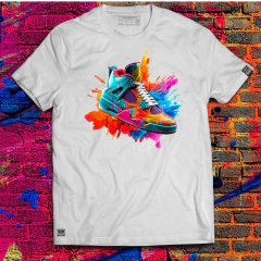 T-Shirt AJ4 Splat Paint na internet
